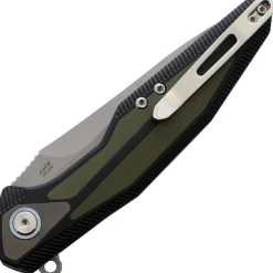 Rike Knife Tulay 154CM Black and OD G10