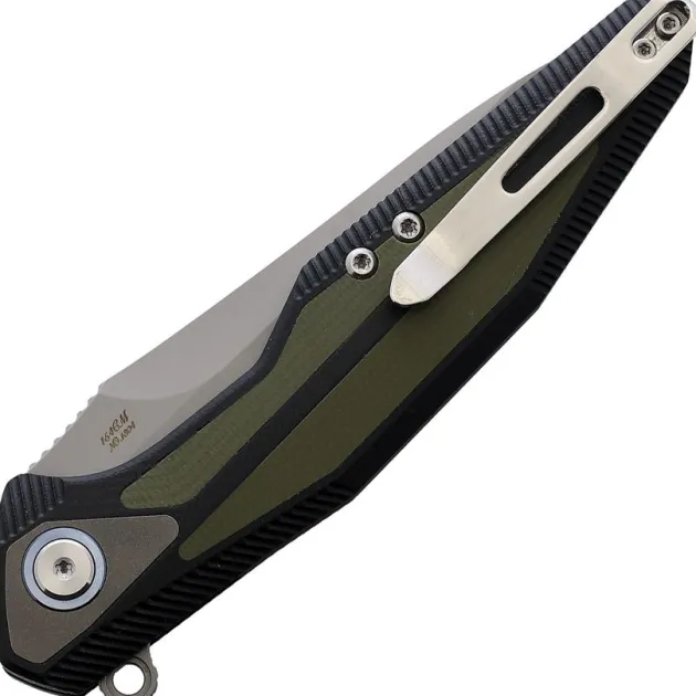 Rike Knife Tulay 154CM Black and OD G10