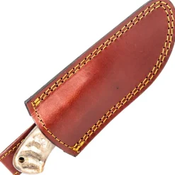 Rite Edge Couteau Fixe outdoor et chasse manche corne de bellier