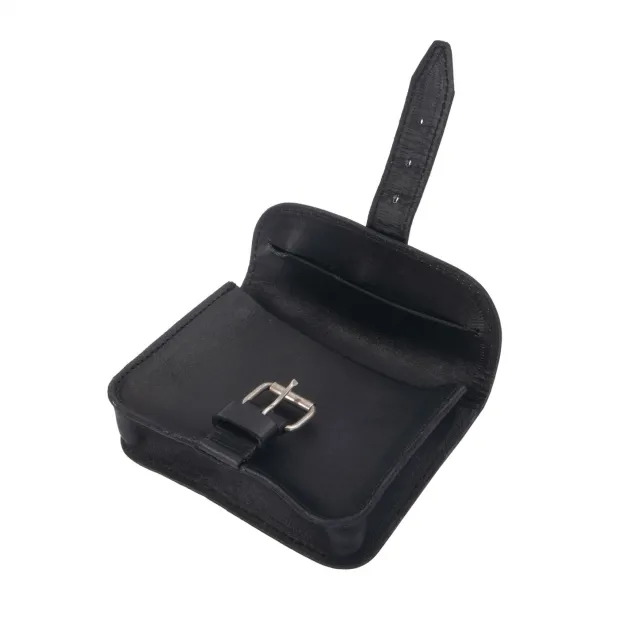 RL103201 - BASIC NATURE Pochette Ceinture Cuir 'Jakarta' Noir