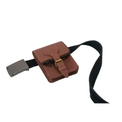 RL103420 - BASIC NATURE Pochette Ceinture Cuir 'Belt Safe' Tan