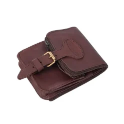 RL103421 - BASIC NATURE Pochette Ceinture Cuir 'Belt Safe' Mocca