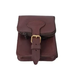 RL103421 - BASIC NATURE Pochette Ceinture Cuir 'Belt Safe' Mocca