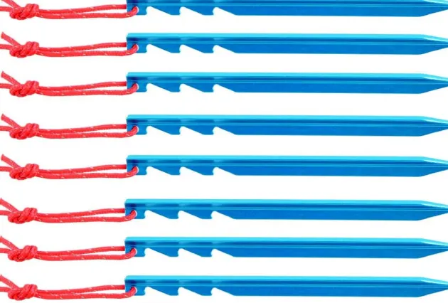 RL056814 - Basic Nature set de 8 piquets "Y-Stake" bleus