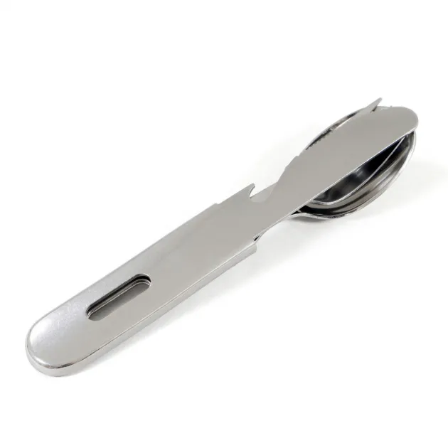 RL557000 - BASIC NATURE Set d'ustensiles 'Biwak Trekking' Inox