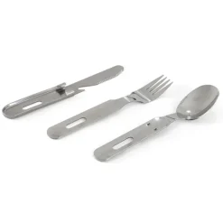 RL557000 - BASIC NATURE Set d'ustensiles 'Biwak Trekking' Inox