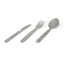 RL556700 - BASIC NATURE Set d'ustensiles 'Biwak' Inox
