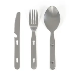 RL556700 - BASIC NATURE Set d'ustensiles 'Biwak' Inox