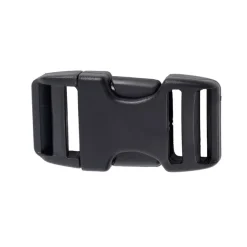 RL340850 - BASIC NATURE x1 Boucle Double 50mm plastique noir
