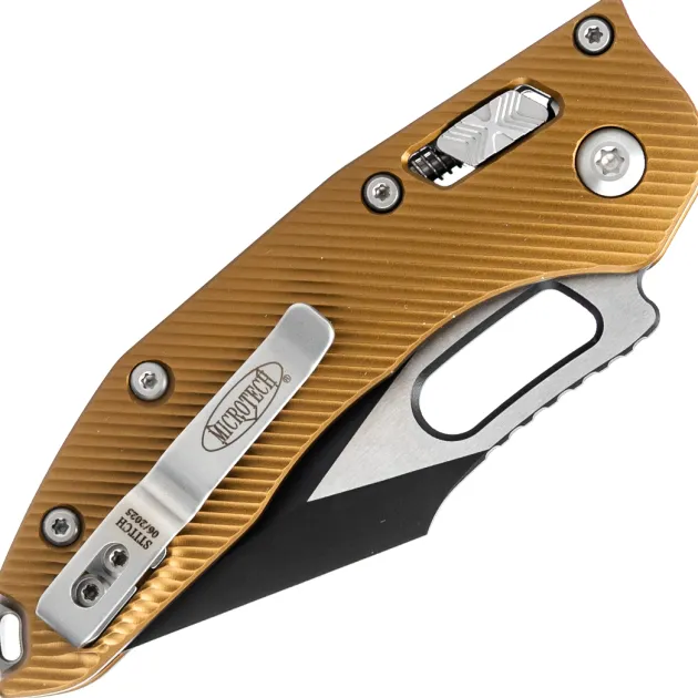 169RL-1FLTA - Microtech Stitch Ram Lock Aluminium