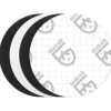RL762161 - GEAR AID Tenacious Tape Patchs de Réparation 2 Noirs 2 transparents