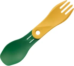 RL074209 - HUMANGEAR Set Cuillère/Fourchette 'GoBites BIO Spin' Vert/Jaune