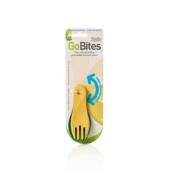 RL074209 - HUMANGEAR Set Cuillère/Fourchette 'GoBites BIO Spin' Vert/Jaune