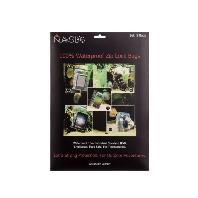 RL101210 - NOAKS BAG Sacs Zip Lock Lourds set 5pcs
