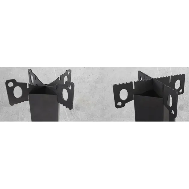 RL562180 - ORIGIN OUTDOOR Rocket Stove "Collapsible" Acier 3mm 8kg