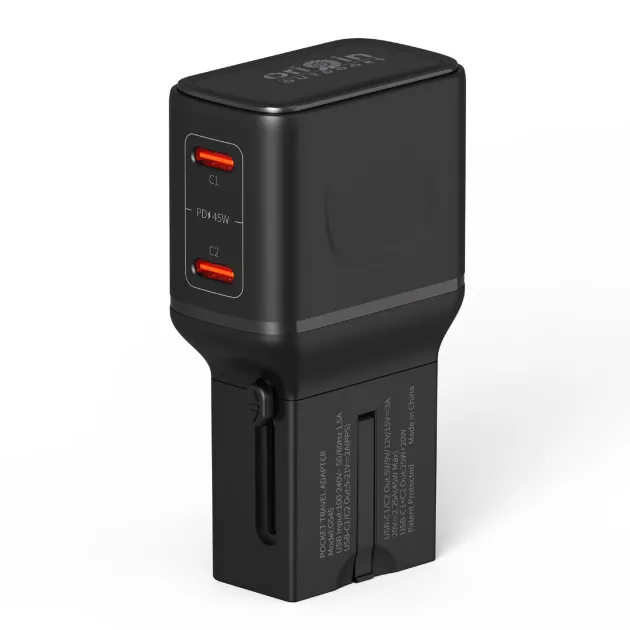 RL100356 - ORIGIN OUTDOORS Chargeur PD 45W Modulaire de Voyage 2xUSB-C