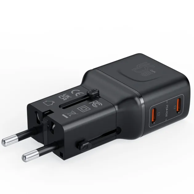 RL100356 - ORIGIN OUTDOORS Chargeur PD 45W Modulaire de Voyage 2xUSB-C