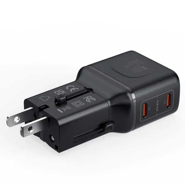 RL100356 - ORIGIN OUTDOORS Chargeur PD 45W Modulaire de Voyage 2xUSB-C