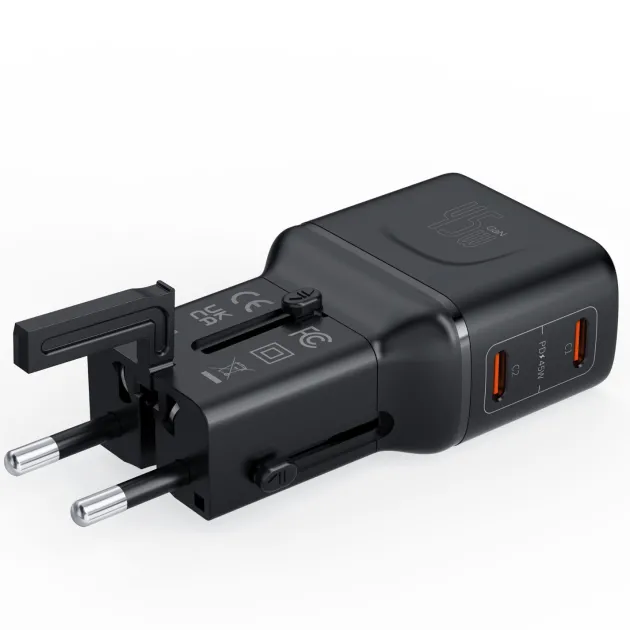 RL100356 - ORIGIN OUTDOORS Chargeur PD 45W Modulaire de Voyage 2xUSB-C