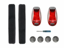RL040608 - Origin Outdoors Lampe LED à Clip Rouge