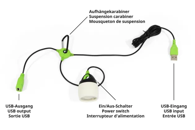 RL012544 - Origin Outdoors Lampe à LED connectable blanc froid