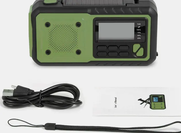 RL180882 - Origin Outdoors Radio à manivelle multi fonctions