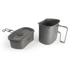 RL562112 - ORIGIN OUTDOORS Set 2 Quarts Titane 750mL + 400mL & Couvercle