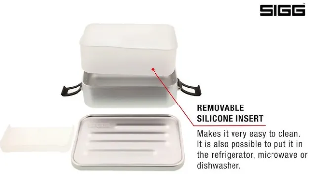 RL207600 - SIGG Food Box Large Alu+Prolypropylene ARGENT