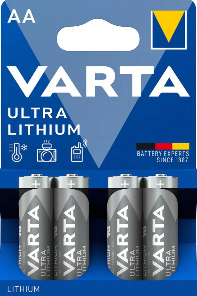 RL322155 - VARTA LR06 AA ULTRA LITHIUM x4