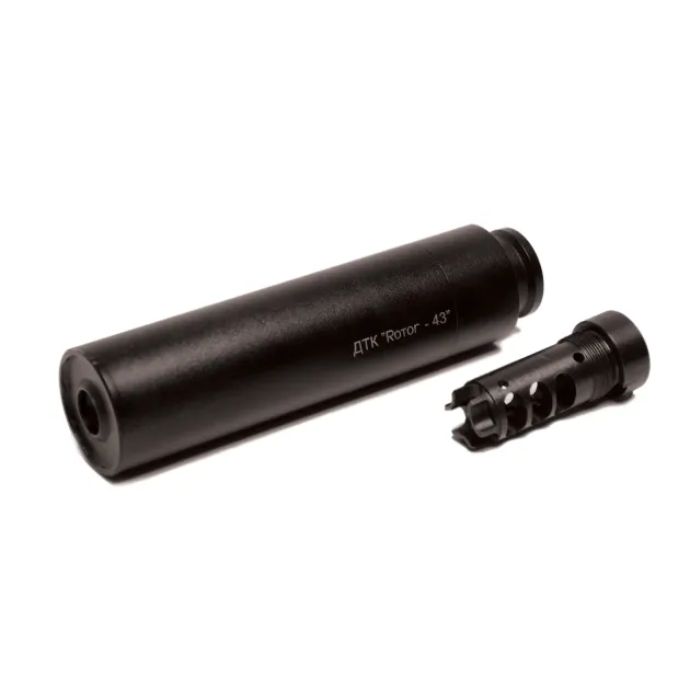 ROT500 - ROTOR 43 Pack silencieux et frein de bouche pour AK47 / AKM en 7,62x39