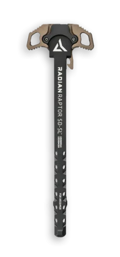 R0280 - Radian Weapons Raptor-SD-SL AR15 Charging Handle Vented Shaft RADIAN BROWN