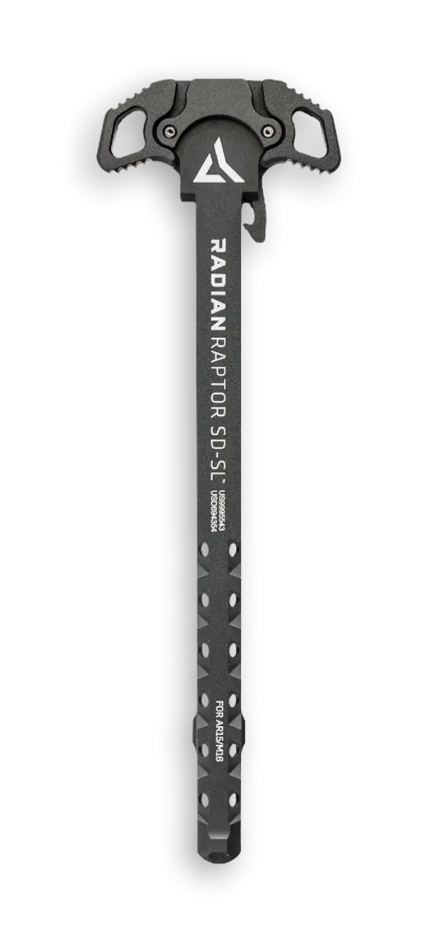 R0278 - Radian Weapons Raptor-SD-SL AR15 Charging Handle Vented Shaft BLACK