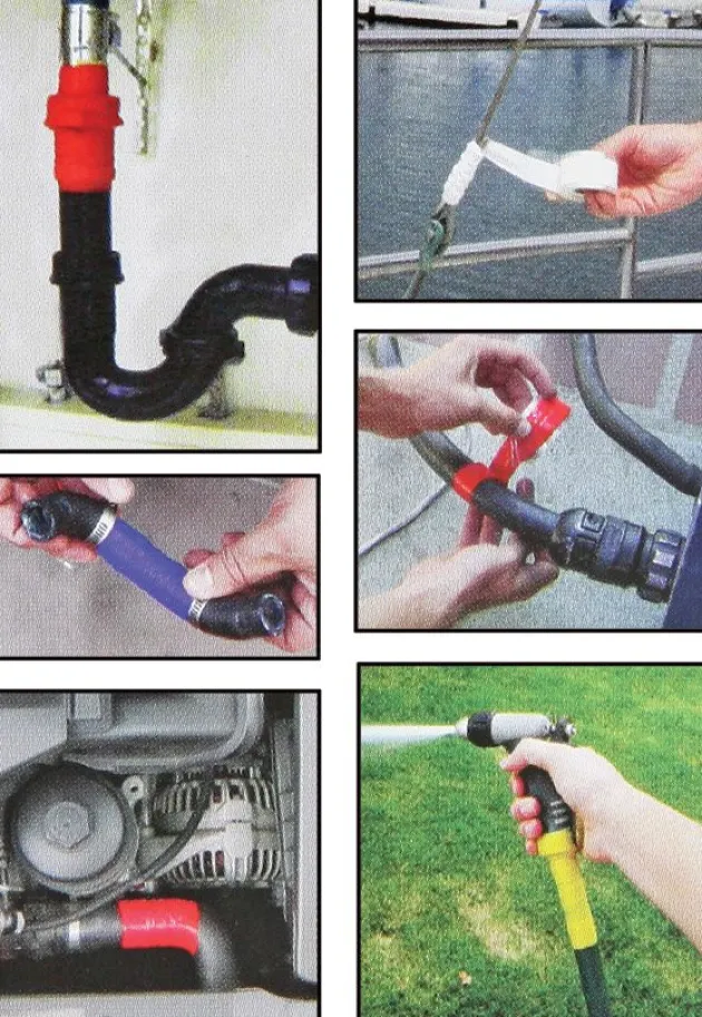 RT01019 - Rescue Tape Ruban de Réparation Auto-Adhésif Ultra Résistant NOIR