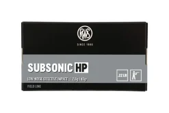 2132664 - RWS .22LR SUBSONIC HP 2.6G 40GR BTE50