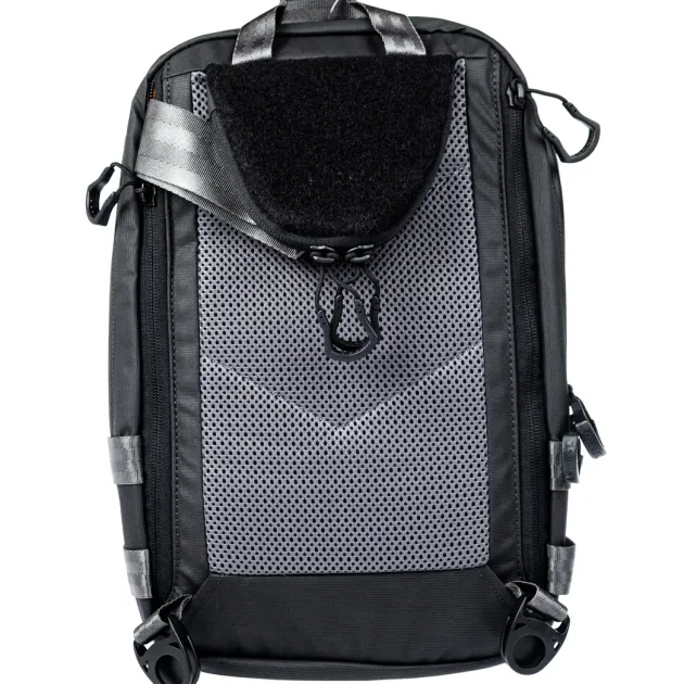 852107SBLK - VANQUEST VERT-7 Sac Bandoulière SOLID BLACK