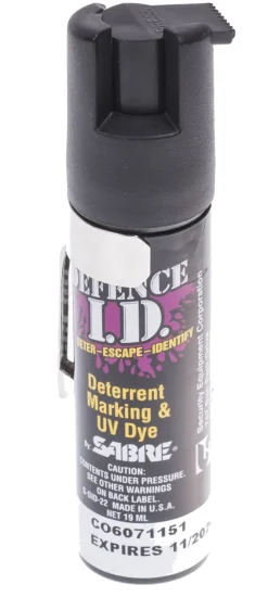 SBSDID22 - Sabre Red Spray marqueur violet et UV
