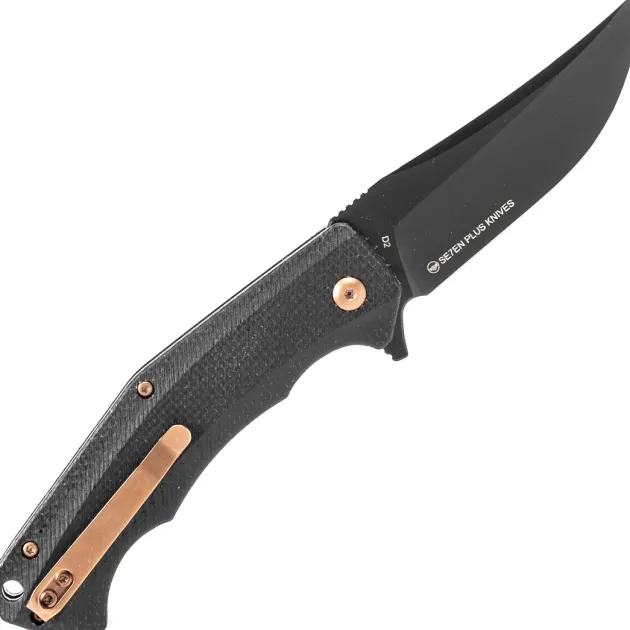 Se7en Plus TK I linerlock Black Micarta
