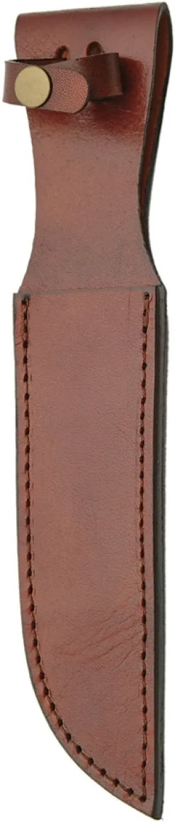 SH1163 - Etui L cuir pour couteau à lame fixe.
