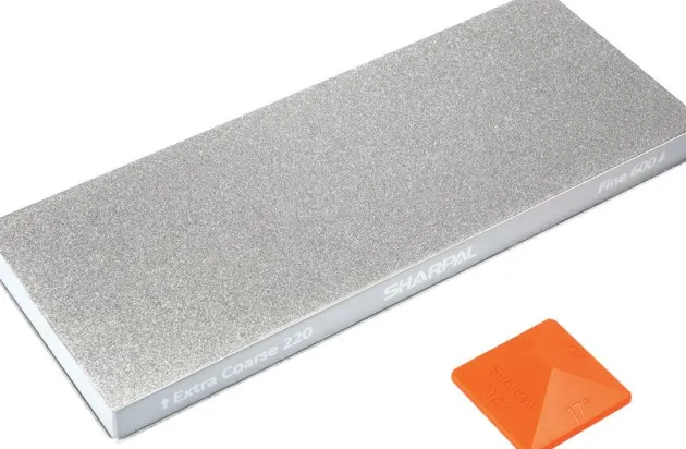 SHP169H - SHARPAL Pierre Diamant Double Face #220/600 20x7,5cm + Guide d'angle