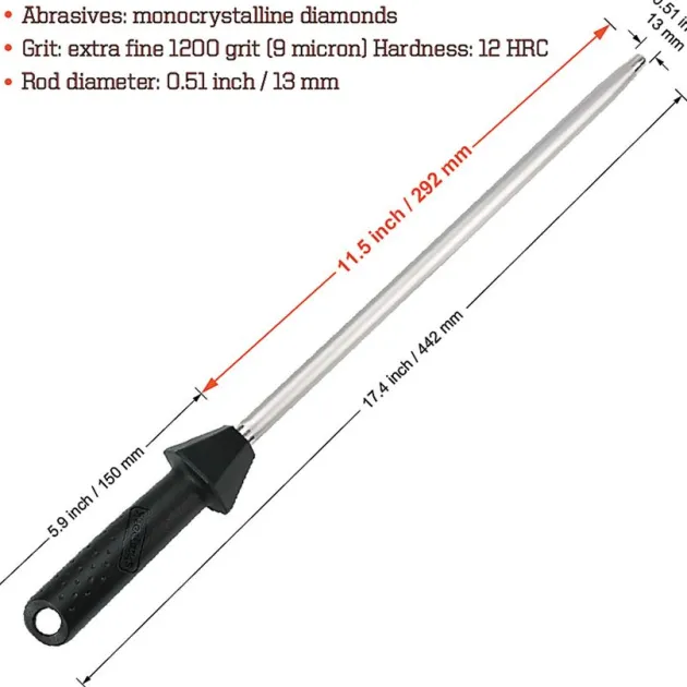 SHP110R - SHARPAL Fusil Diamant grain 1200