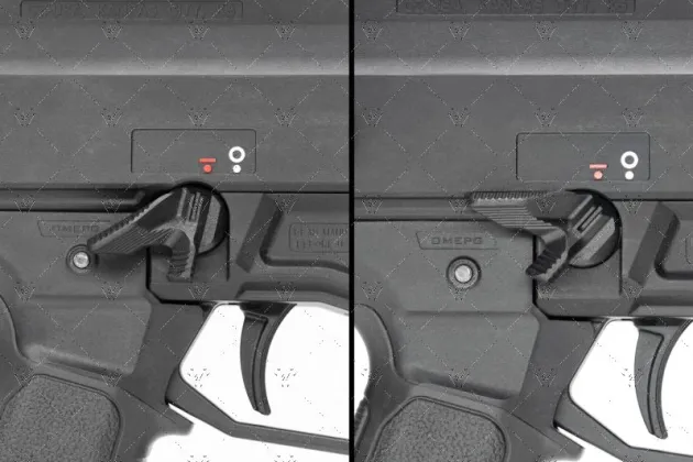 SI-CEVO-S-SS-BK - Sélecteur de tir CZ SCOPRION EVO Ambidextre STRIKE INDUSTRIES SERAPH