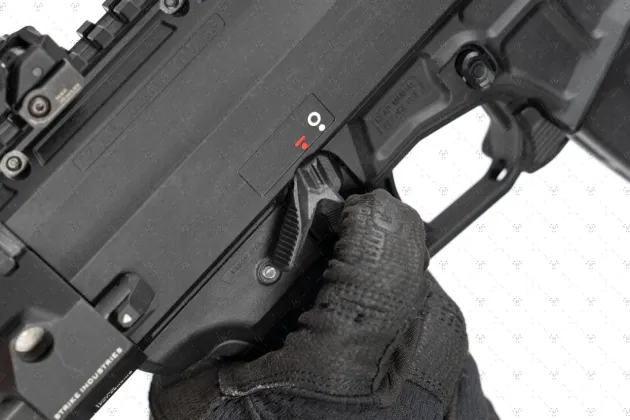 SI-CEVO-S-SS-BK - Sélecteur de tir CZ SCOPRION EVO Ambidextre STRIKE INDUSTRIES SERAPH