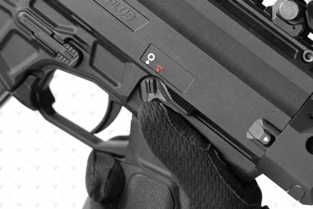 SI-CEVO-S-SS-BK - Sélecteur de tir CZ SCOPRION EVO Ambidextre STRIKE INDUSTRIES SERAPH