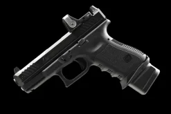 SI-EMP-AL-G19-BK - Aluminum Extended Magazine Plate for Glock 19 - 9 mm - Black