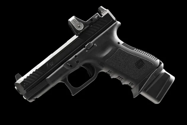 SI-EMP-AL-G19-BK - Aluminum Extended Magazine Plate for Glock 19 - 9 mm - Black