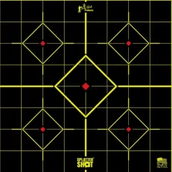 8SI-GREEN-6PK - Proshot 8" SplatterShot ® Green Sight In Target - Peel & Stick - 6 Pack