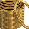 SIL001GLD - Silipac kit de 12 anneaux brisés PVD Or