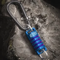 SIL005SSBLU - Silipac Mousqueton connecteur magnétique inox Bleu