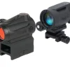 SIRMSRKITG2 - Combo Point Rouge Roméo MSR 2 et Magnifier Juliet 3 Micro 3x22 Noir