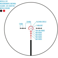 514SM13140CR1 - SIGHTMARK Presidio 1-6x24 CR1 30m LPVO